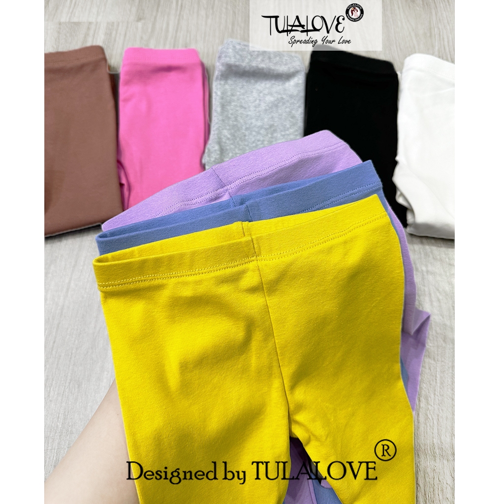 Quần Legging Dài Bé Gái Cực Thoải Mái Và Sang Chảnh,Quần Thun Ôm Dài Bé Gái Legging Tulalove