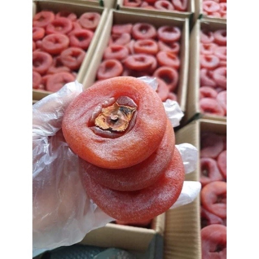 Hồng sấy dẻo, hồng treo gió nguyên trái Đà Lạt 250g, 500g, 1kg hàng loại 1, an toàn chất lượng