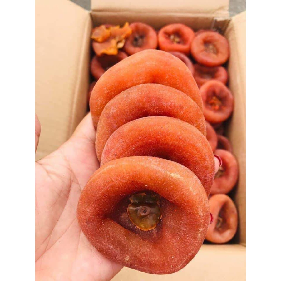 Hồng sấy dẻo, hồng treo gió nguyên trái Đà Lạt 250g, 500g, 1kg hàng loại 1, an toàn chất lượng