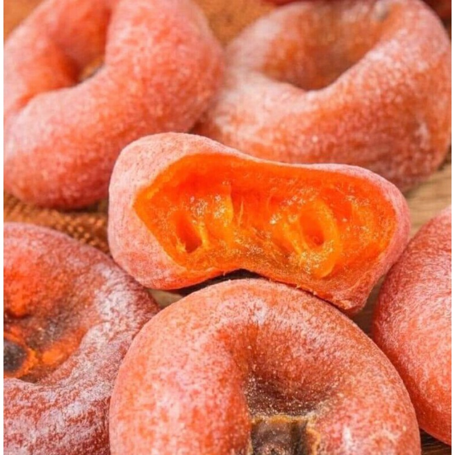 Hồng sấy dẻo, hồng treo gió nguyên trái Đà Lạt 250g, 500g, 1kg hàng loại 1, an toàn chất lượng