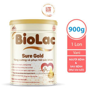 Sữa bột Tăng cường và phục hồi sức khỏe Biolac Sure Gold 900gr