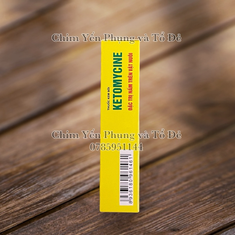 Kem Bôi Nấm Trên Chó Mèo, Gia Súc Và Gia Cầm Ketomycine Tuýp 25g