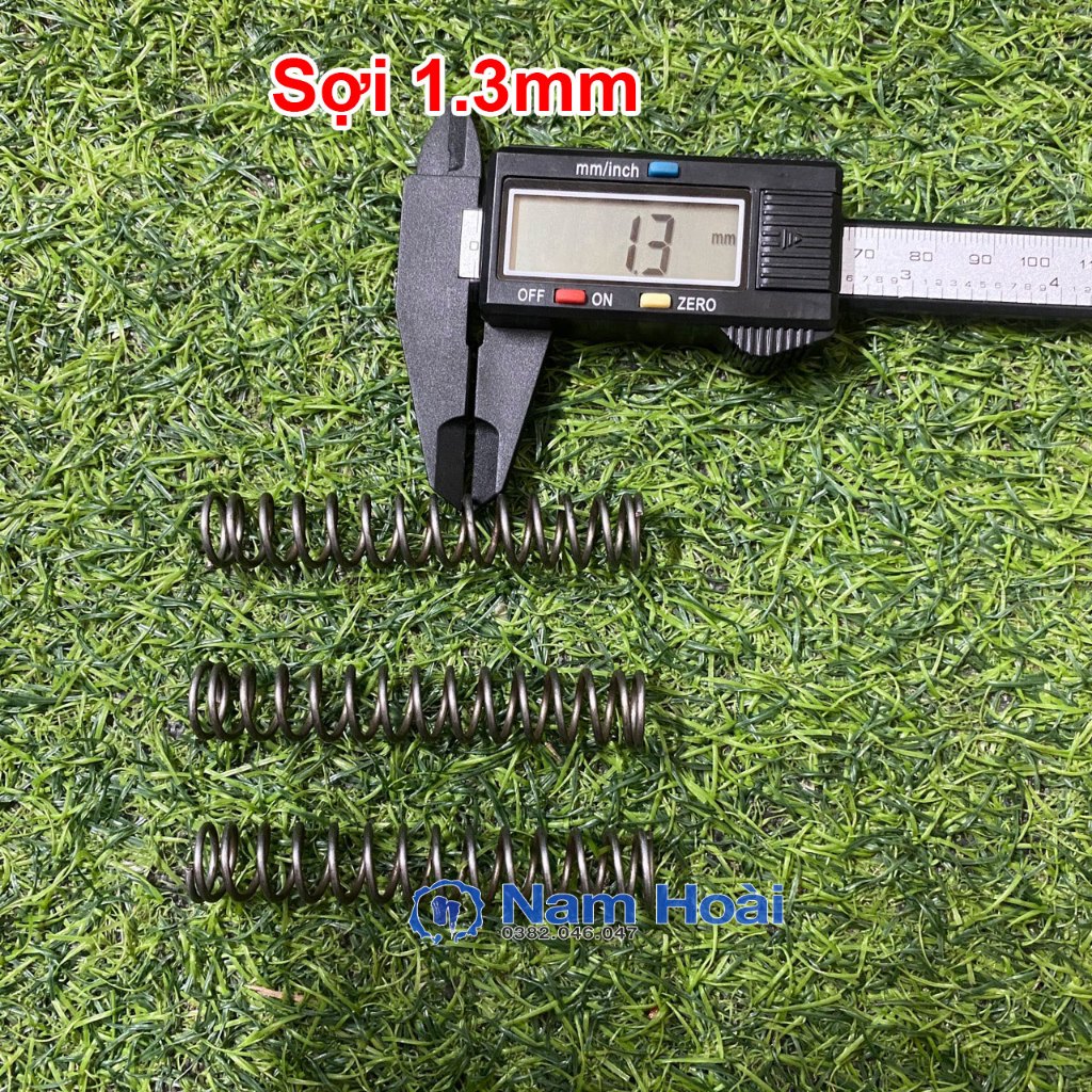 Lò Xo Búa FX, Lò Xo Thép Hoàn Lực Sợi 1.3mm dài 7.5mm đường kính 13mm