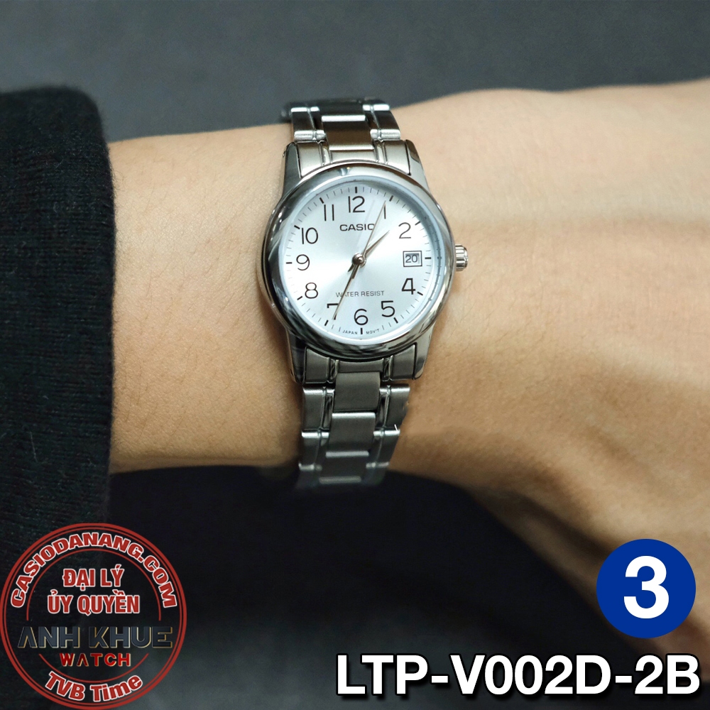 Đồng hồ nữ dây kim loại Casio chính hãng Anh Khuê LTP-V002 Series