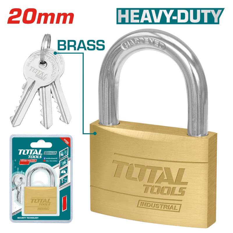 Ổ khoá mini 20mm bằng đồng thau TOTAL TLK32202