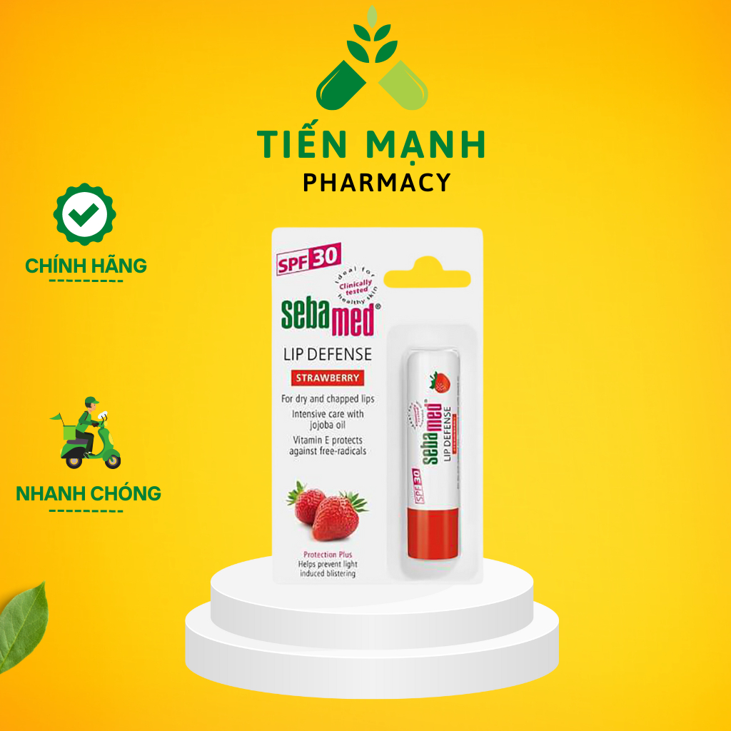 Son dưỡng bảo vệ môi Sebamed - Dưỡng ẩm, giảm khô nứt môi - Thỏi 4.8g - NT Tiến Mạnh