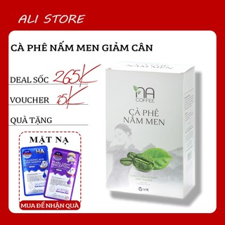 Cà phê giảm cân cà phê nấm men giảm cân làm gầy thải mỡ na coffee chính hãng hộp 12 gói
