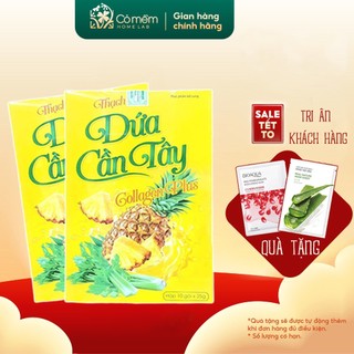 Thạch dứa giảm cân matxi corp hàn quốc hộp 10 gói