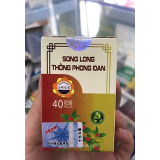  SONG LONG THỐNG PHONG ĐAN Chính Hãng Hộp 40 Viên ✔️️️ Viên uống xương khớp thoái hóa cổ vai thoát vị tê bì chân tay 