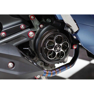 Ốp Quạt Gió CNC xoáy cho Vespa/vision/scoopy/Janus/Grande Full nhôm CNC Nổ Máy là Xoay