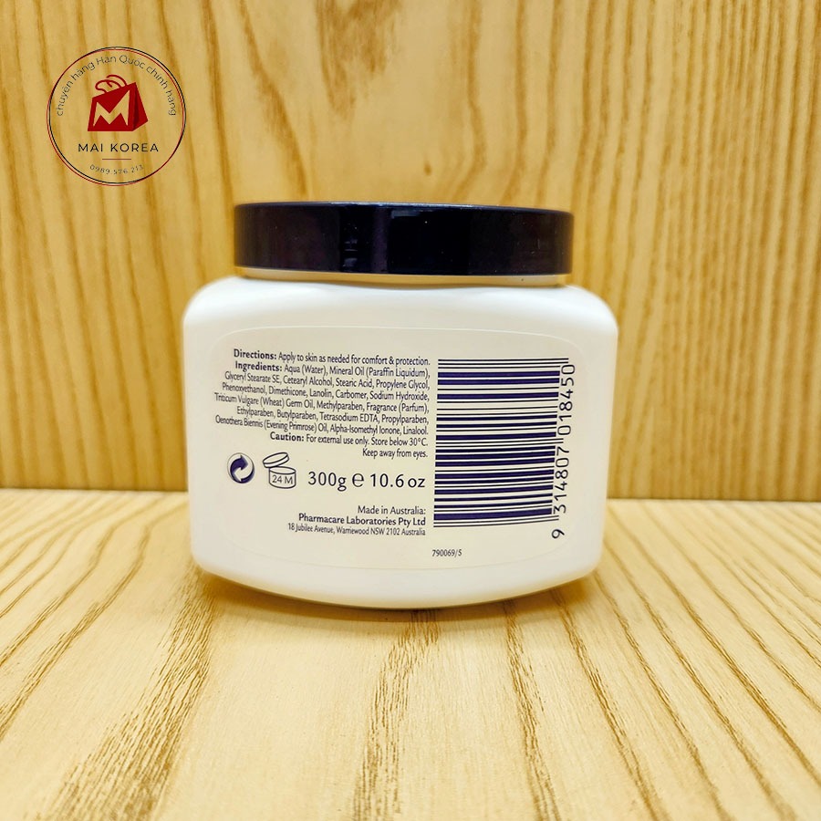 Kem dưỡng ẩm Redwin Vitamin E Cream 300g Úc mẫu 2023 dưỡng da giảm khô nứt nẻ