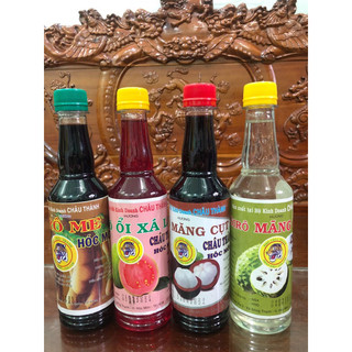 Siro Châu Thành Chai 400ml - Nhiều Hương Vị