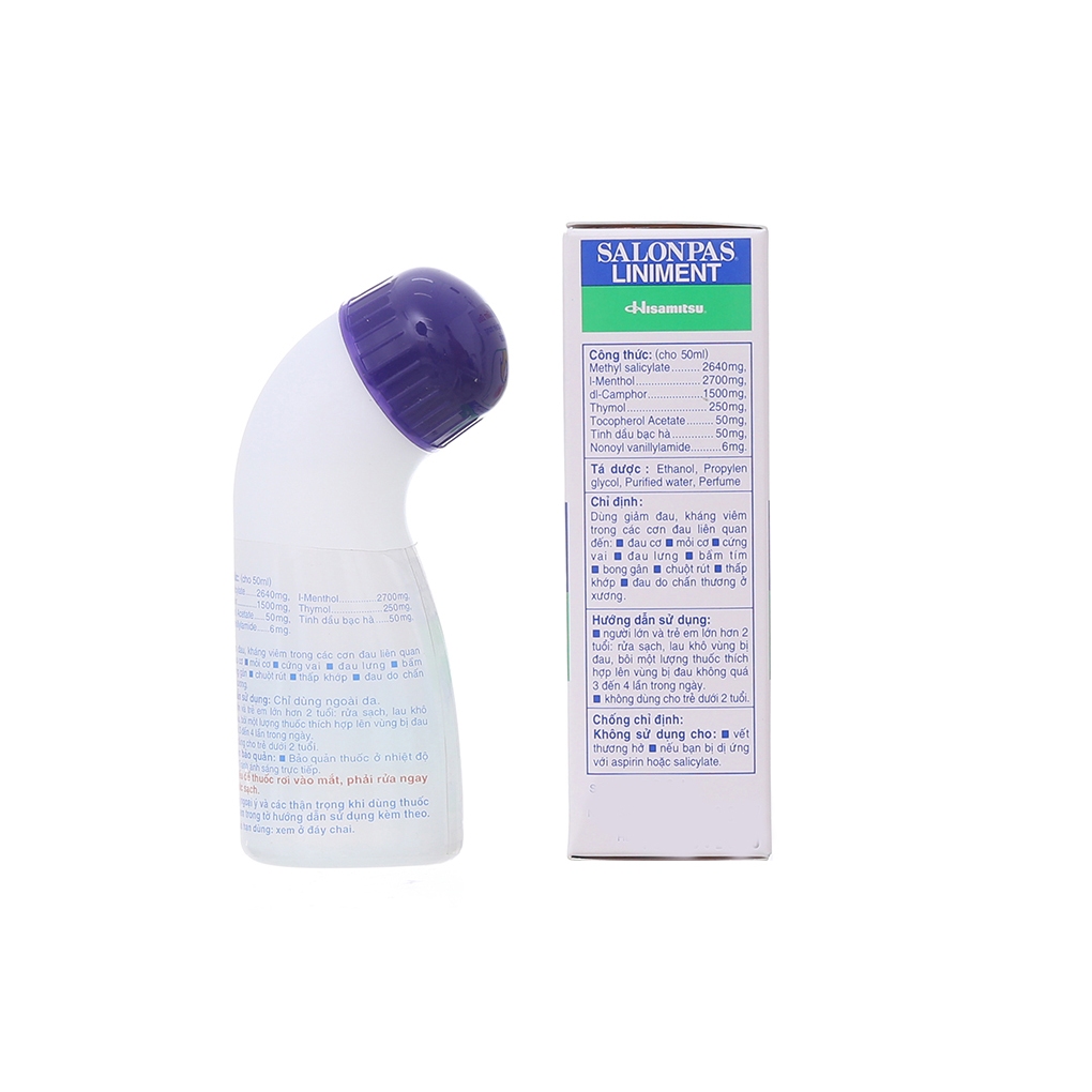 Dầu bôi lăn Salonpas Liniment chai 50ml