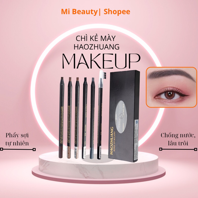 Chì Kẻ Chân Mày Haozhuang Xé Sợi Chống Thấm Nước Dễ Sử Dụng