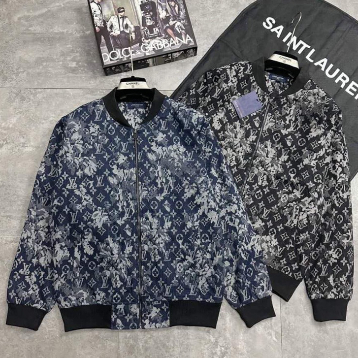 Áo bomber LV loang bản đẹp, vải bò loang chất liệu dài dặn bản SUPPER hàng QC cao cấp giời trẻ xu hướng | BigBuy360 - bigbuy360.vn