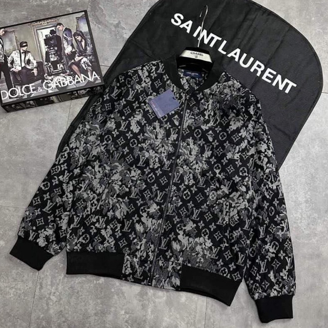 Áo bomber LV loang bản đẹp, vải bò loang chất liệu dài dặn bản SUPPER hàng QC cao cấp giời trẻ xu hướng | BigBuy360 - bigbuy360.vn