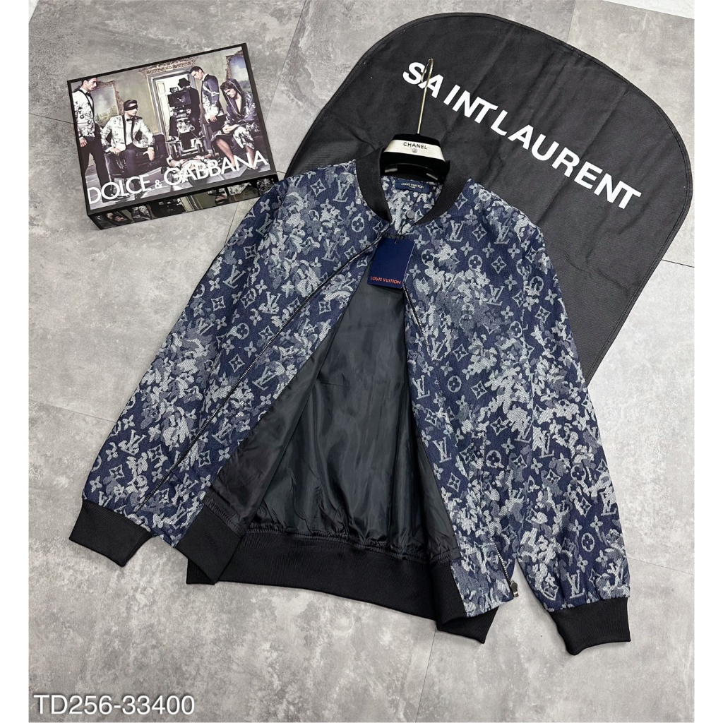 Áo bomber LV loang bản đẹp, vải bò loang chất liệu dài dặn bản SUPPER hàng QC cao cấp giời trẻ xu hướng | BigBuy360 - bigbuy360.vn