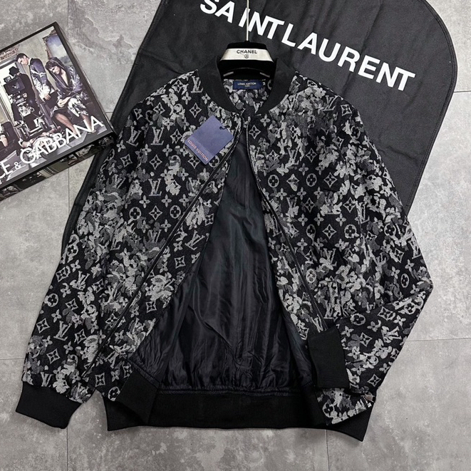 Áo bomber LV loang bản đẹp, vải bò loang chất liệu dài dặn bản SUPPER hàng QC cao cấp giời trẻ xu hướng | BigBuy360 - bigbuy360.vn
