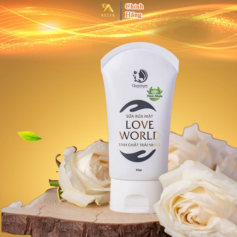 Sữa Rửa Mặt Ngừa Mụn Dưỡng Ẩm Da Khô Tẩy Tế Bào Chết Trắng Da Cấp Collagen Chống Lão Hóa Tinh Chất Trái Nhàu LoveWorld
