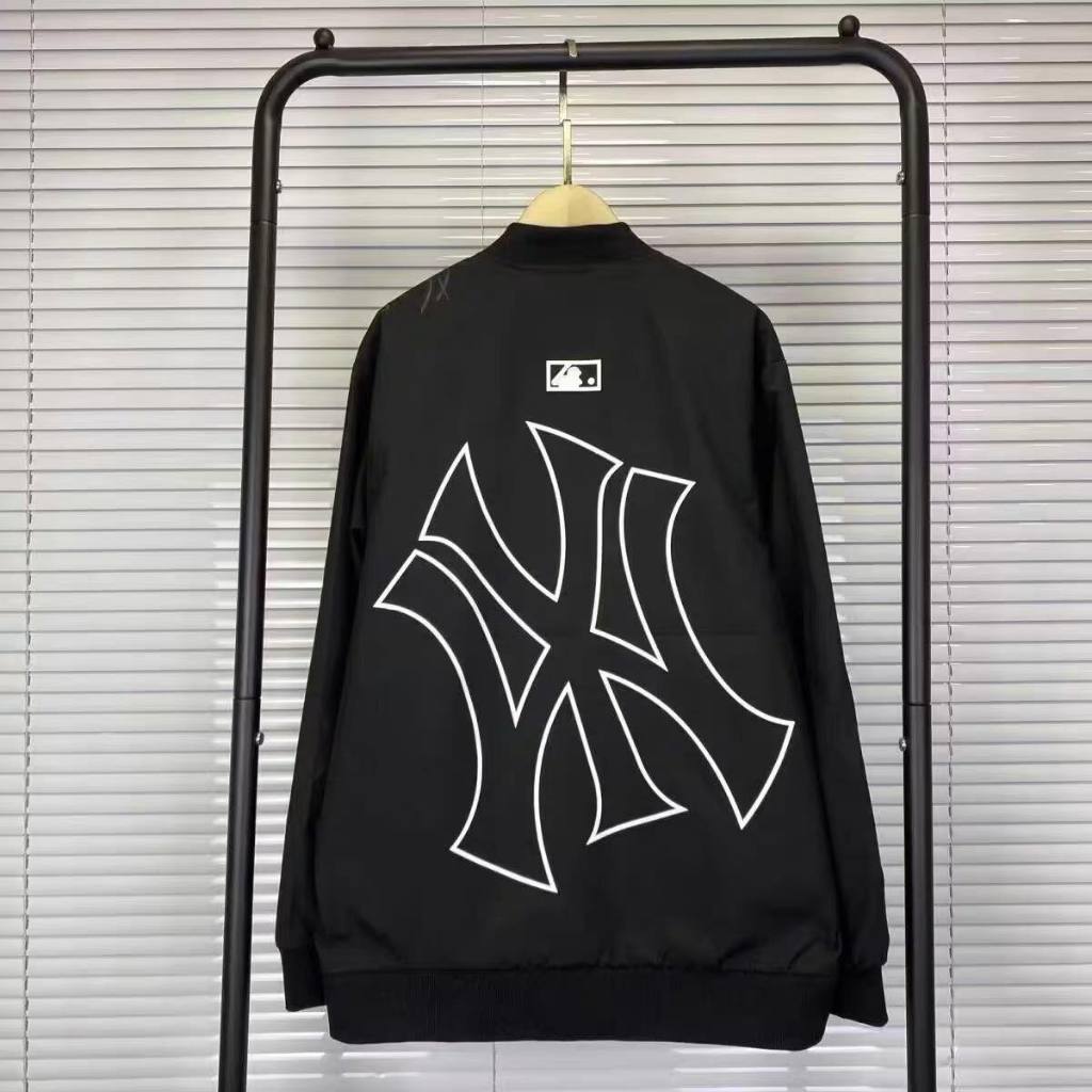 Áo Khoác Gió NY 2 Lớp💕Áo Bomber NY Dáng Rộng, Dành Cho Nam Nữ