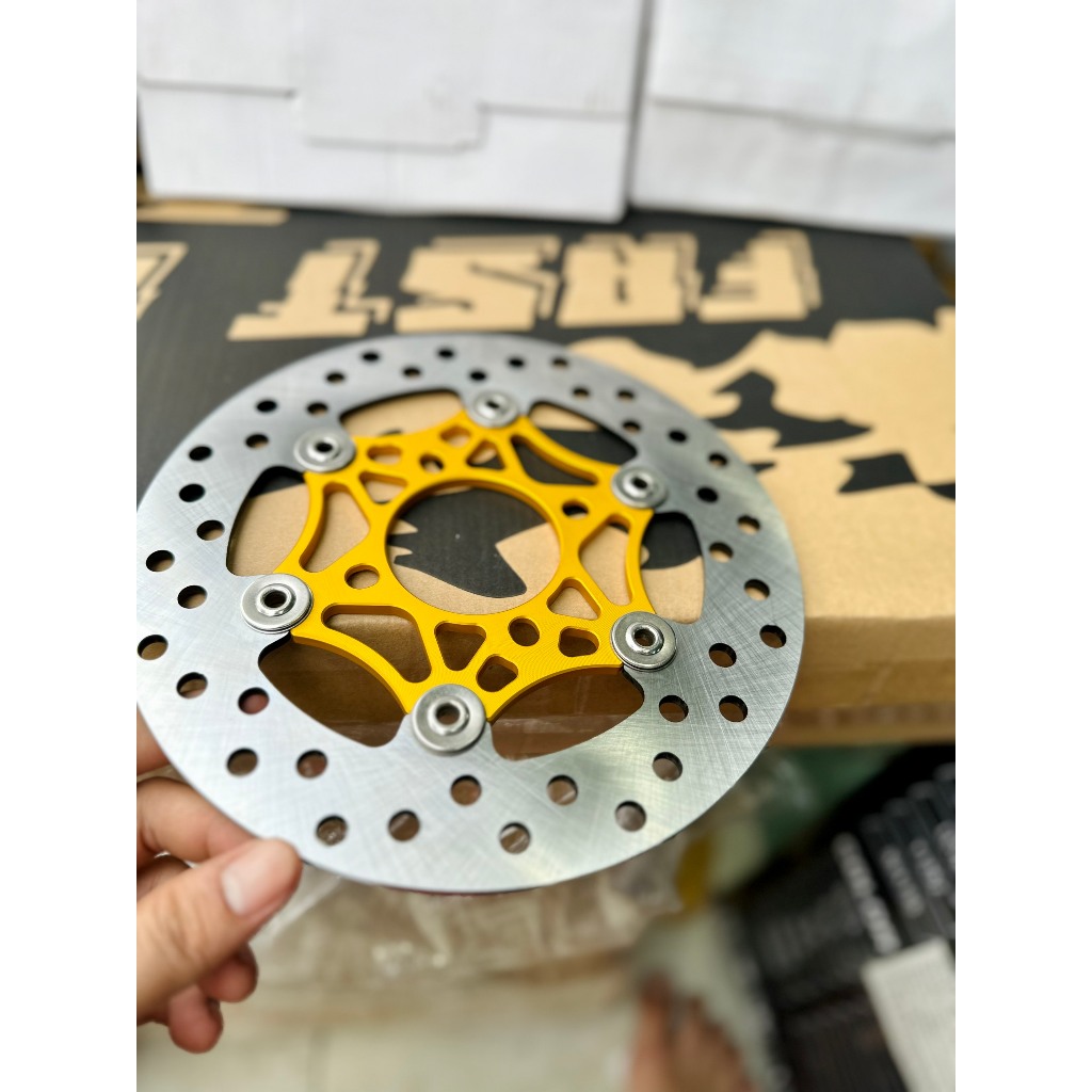 Đĩa thắng Daytona 220mm Lòng nhôm Khoen inox 304