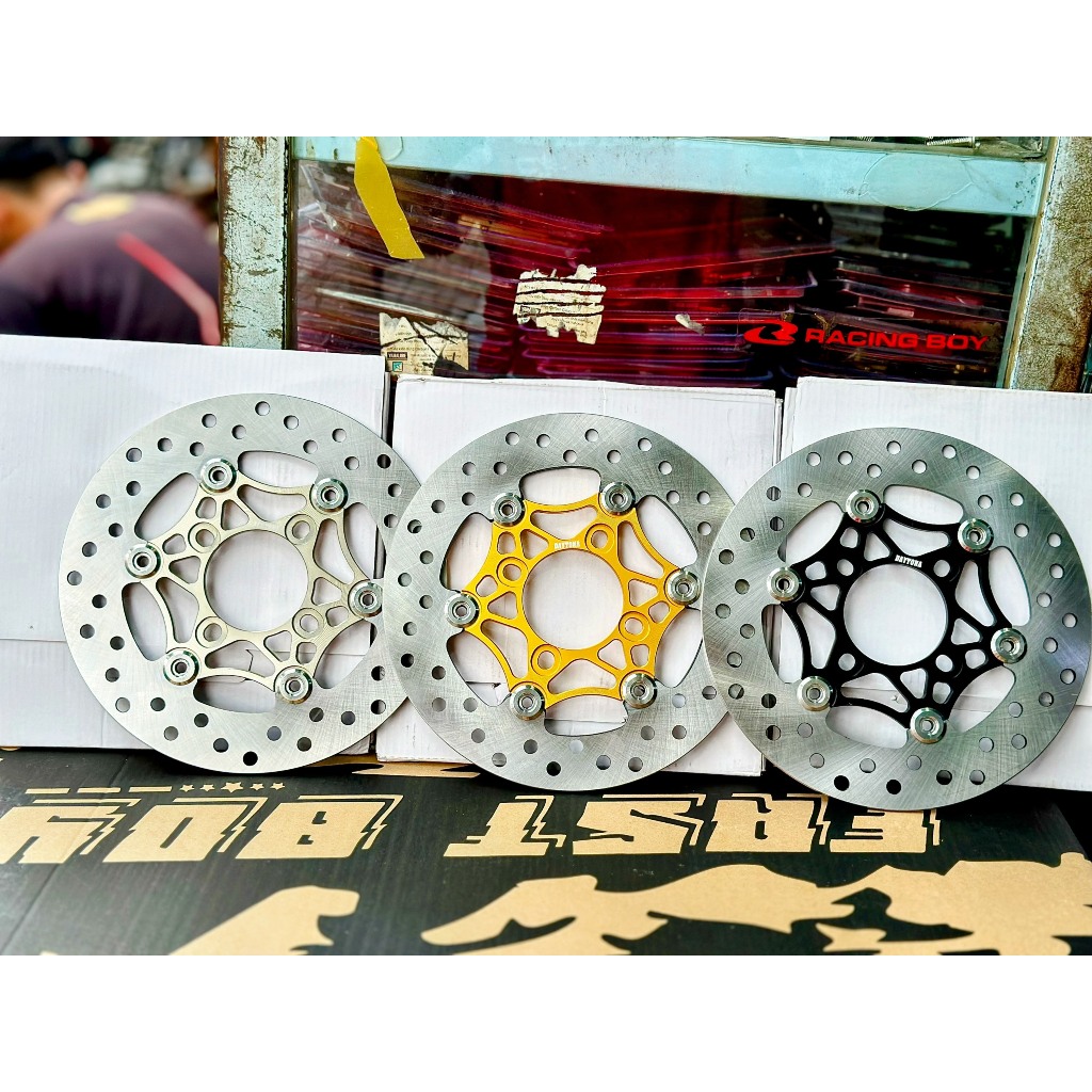 Đĩa thắng Daytona 220mm Lòng nhôm Khoen inox 304