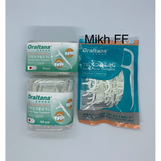 Tăm chỉ nha khoa Oraltana - Gói 50 Que - tăm kẽ răng Oral Tana, xỉa răng, chăm sóc răng lợi tiêu chuẩn xuất Nhật