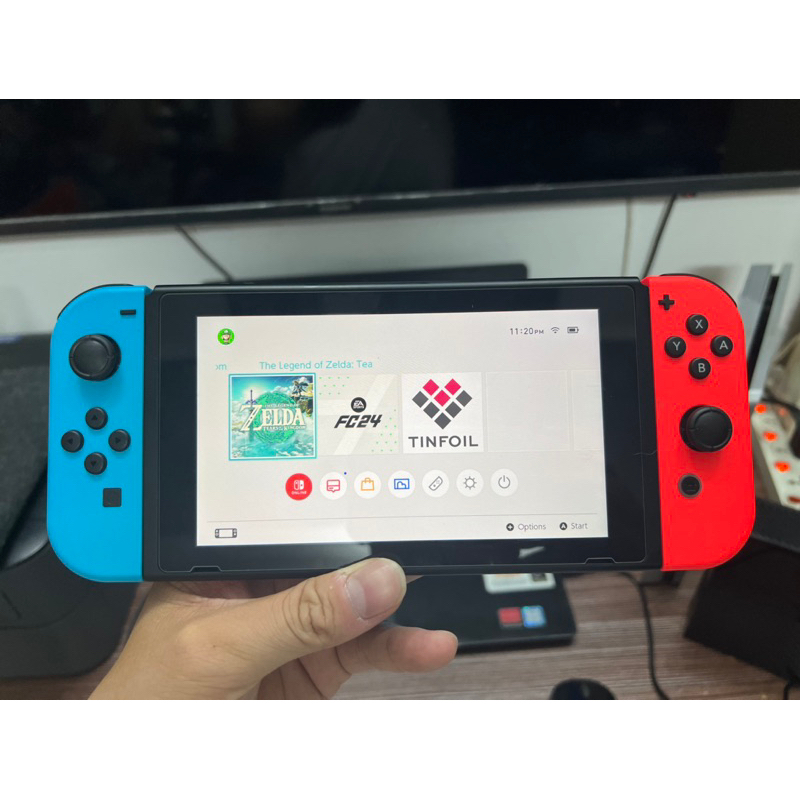Máy chơi game Nintendo Switch V2 Mod Chip 2ND