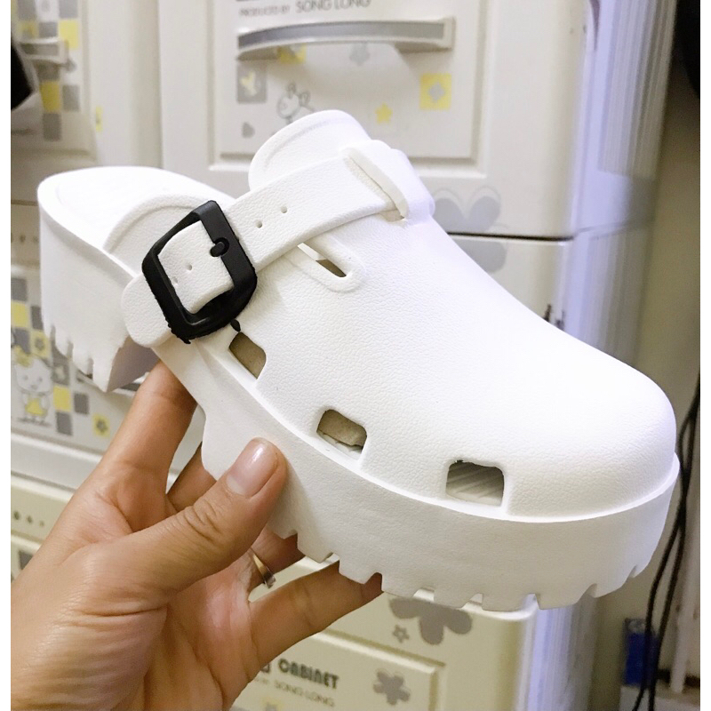 Dép Sục nữ đế Cao,trống lún xẹp.sục Unisex đế 5cm Nữ 3Màu như hình  Hàng Cao Cấp Đế Siêu Êm,nhẹ bền