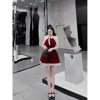 Đầm nhung nữ