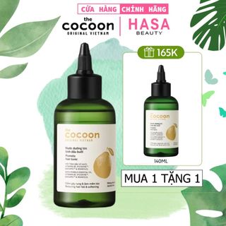 [MUA 1 TẶNG 1] Nước Dưỡng Tóc Tinh Dầu Bưởi Cocoon 140ml | Chăm sóc tóc Hư Tổn, Rụng, Chẻ Ngọn