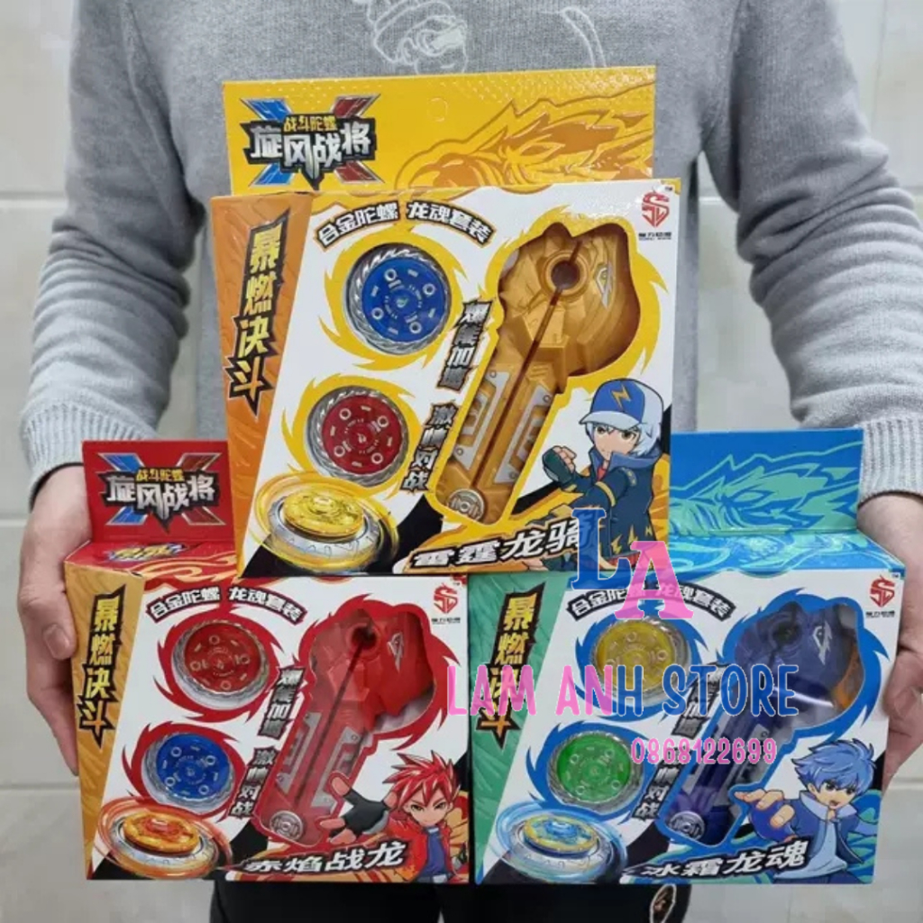 Đồ chơi Combat Gyro Lam Anh Store, Con quay Vô Cực phát sáng siêu ngầu