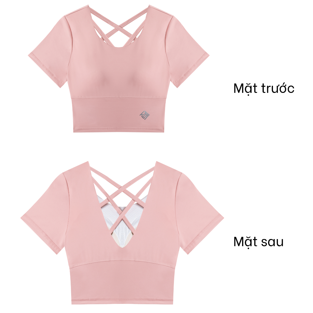 Áo Bra Thể Thao Croptop Nữ Own Ways Tập Gym Yoga Pilates Có Mút Ngực Vải Mềm Hàng Ngoại Nhập OWABR02