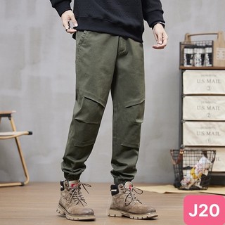 Quần jogger nam túi hộp bo chân màu xanh không rách chất kaki cao cấp co dãn 4 chiều baggy thể thao nam havado56 mới