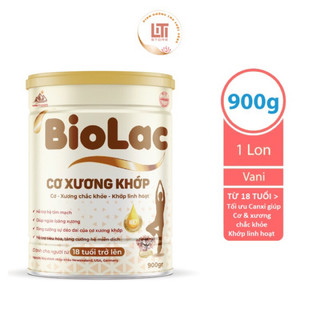 Sữa bột Cơ, xương chắc khỏe giúp Khớp linh hoạt - Biolac Cơ Xương Khớp 900g