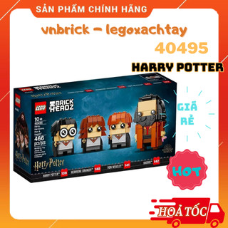 Lego brickheadz 40495 nhân vật harry, hermione, ron và hagrid