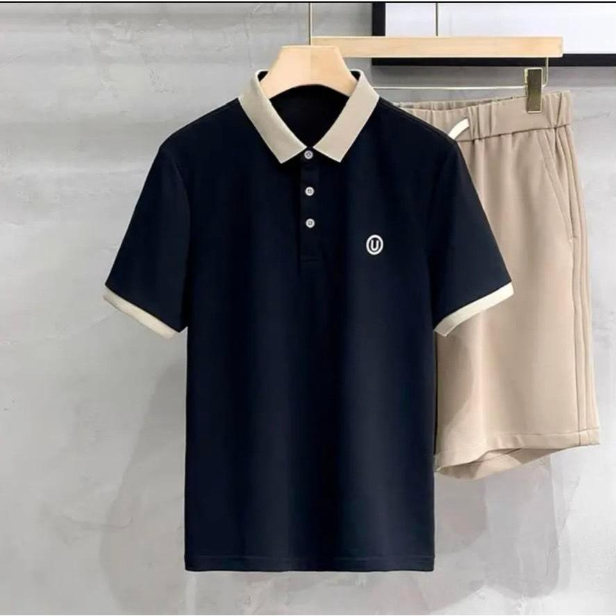 Áo Polo Nam UMA STORE Thêu Chữ U, Chất Liệu Vải Poly Dệt Kim Cao Cấp Thấm Hút Mồ Hôi, Áo Thun Nam Có Cổ Phối Màu  SPA05A