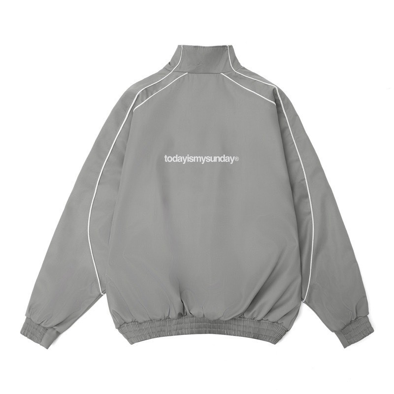 Áo khoác dù nam nữ Today Kết hợp đường viền chỉ cánh tay form unisex
