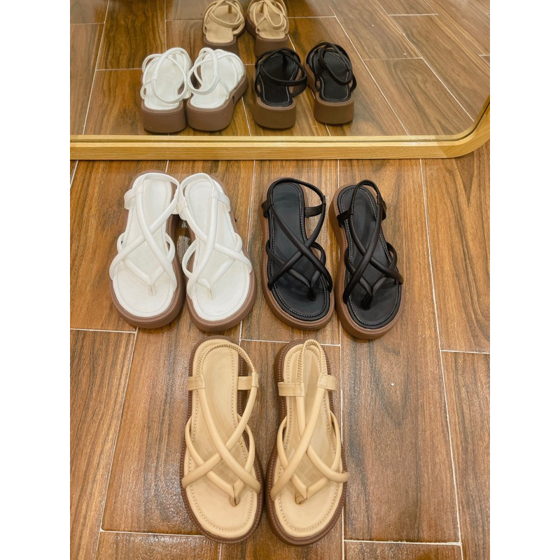 SANDAL DÂY CHÉO ĐẾ SU 4P