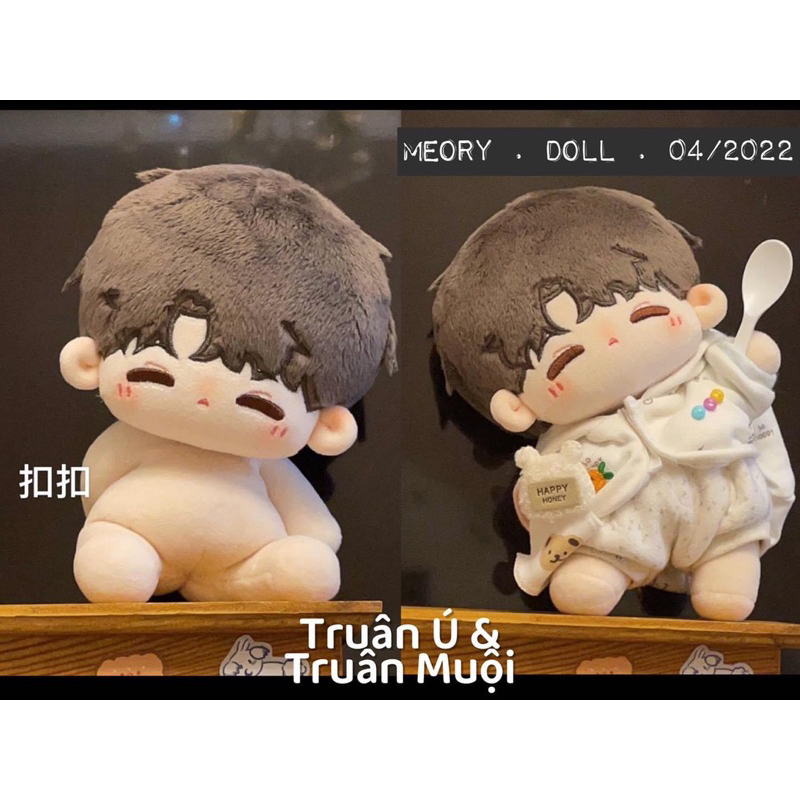 Hàng 2ND Búp bê không thuộc tính doll 20cm 10cm ktt hàng sẵn không xương