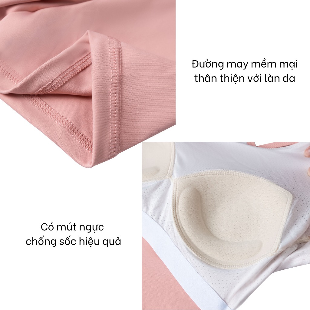 Áo Bra Thể Thao Croptop Nữ Own Ways Tập Gym Yoga Pilates Có Mút Ngực Vải Mềm Hàng Ngoại Nhập OWABR02