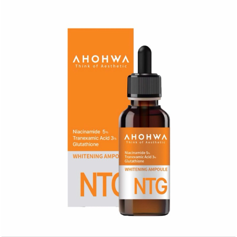 Ampoule NTG Serum Dưỡng Trắng Da , Mờ Thâm , Chống Lõa Hóa Ahohaw 30ml.