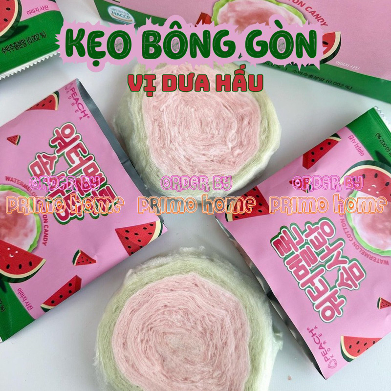 Kẹo bông gòn vị dưa hấu ngọt ngào dễ thương
