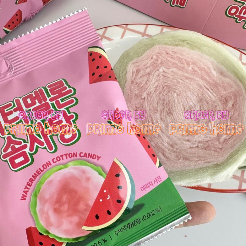 Kẹo bông gòn vị dưa hấu ngọt ngào dễ thương