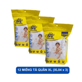 QUÀ TẶNG KHÔNG BÁN - COMBO 3 TÃ QUẦN SUPER JUMBO XL04 - 12 miếng
