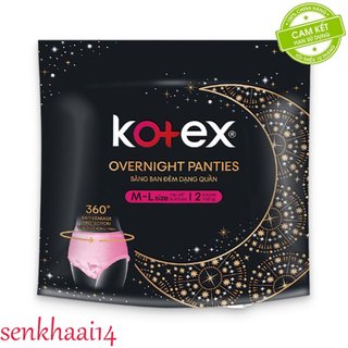 Băng vệ sinh kotex đêm dạng quần M - L