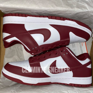 Giày Nike Dunk low Team Red - mận