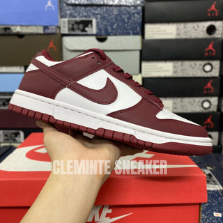 Giày Nike Dunk low Team Red - mận