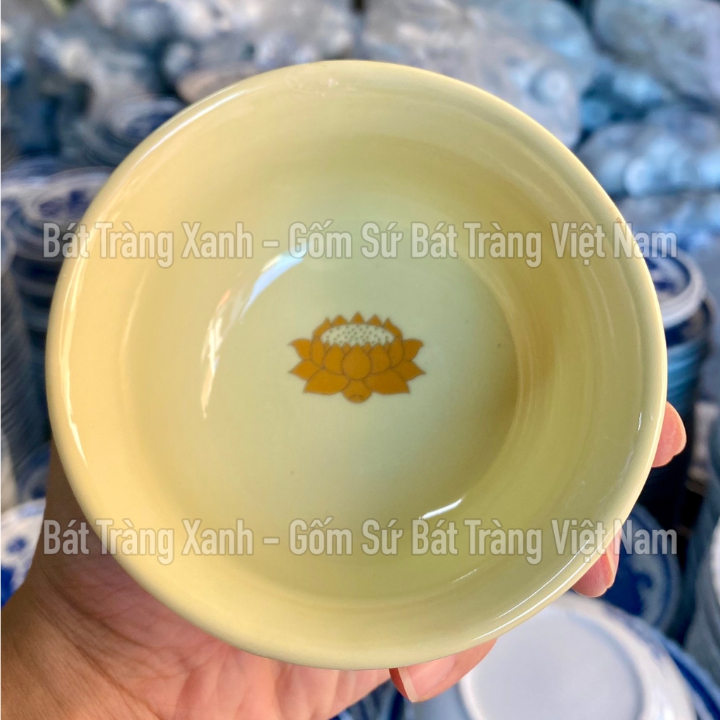 Bát Cơm Thờ - Bát Cơm Cúng Bát Tràng Men Ngà Vàng Hàng Đẹp Tuyển Chọn