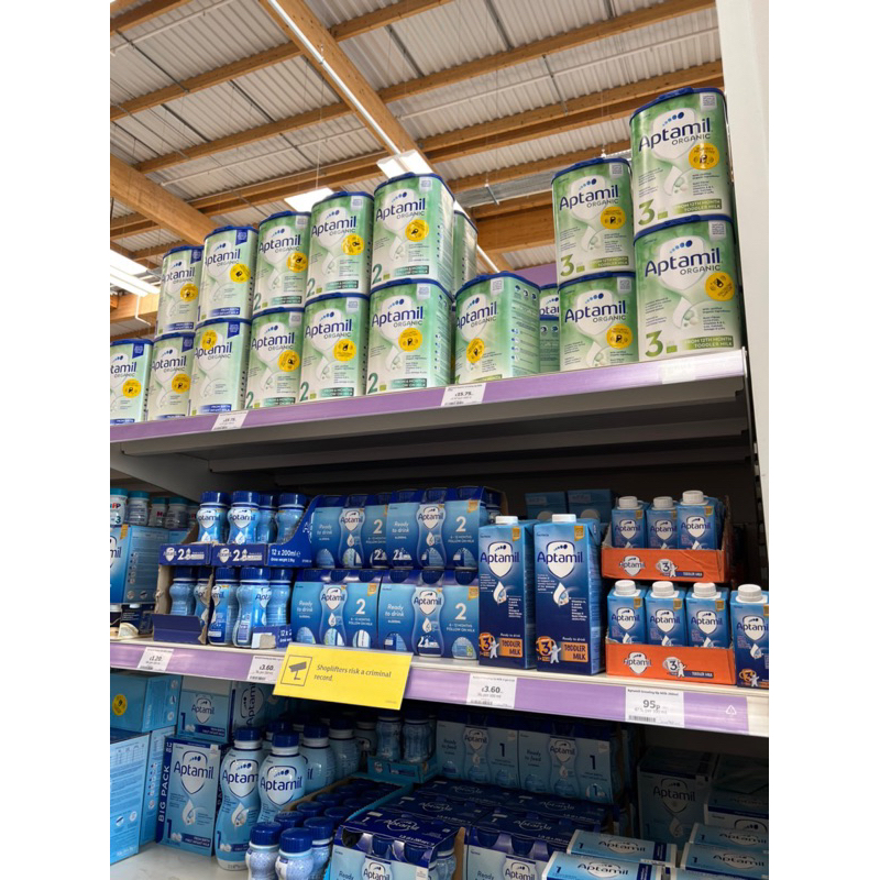 Sữa bột Aptamil Organic Anh hộp 800g đủ số 1 2 3!